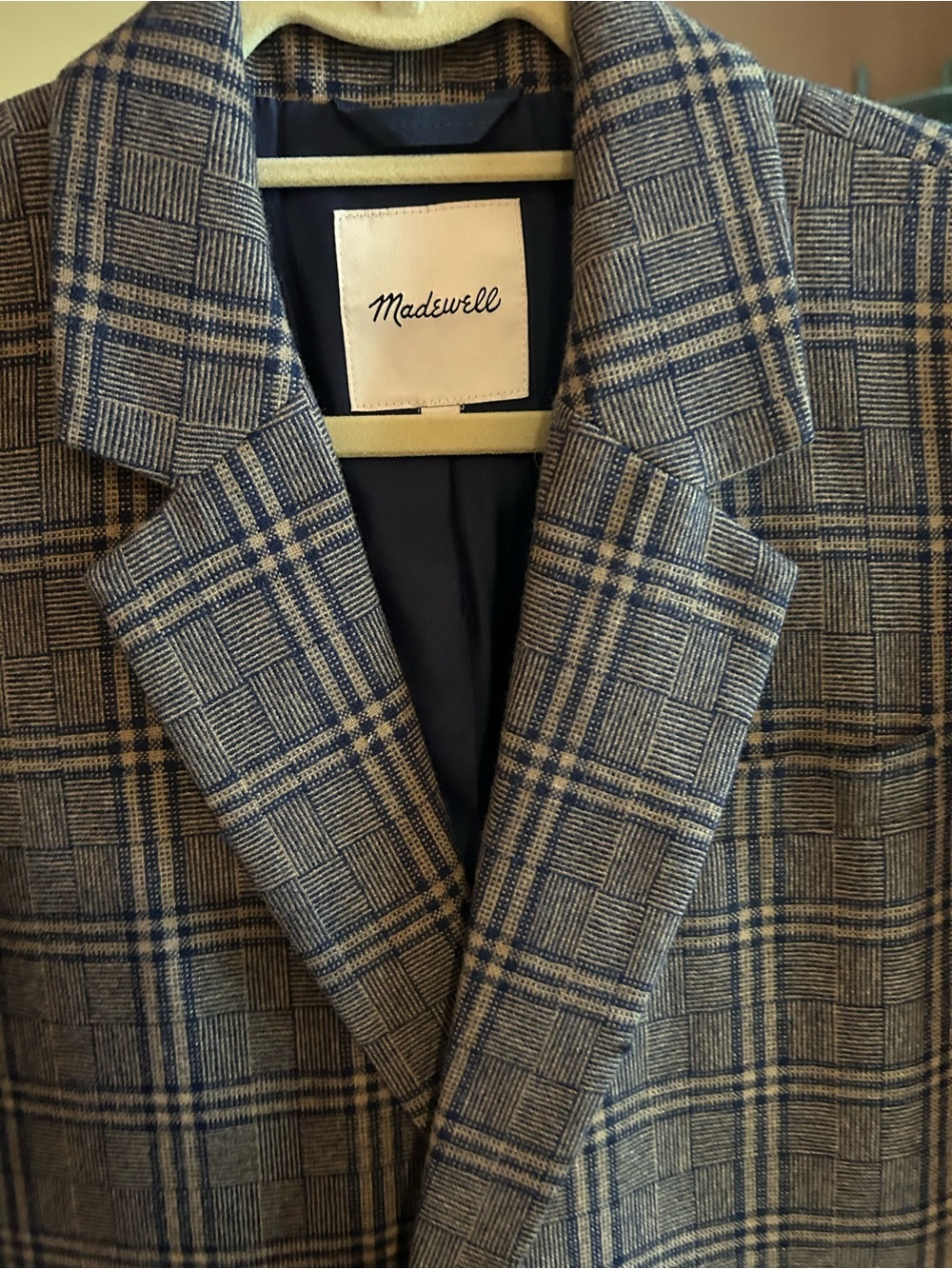 Madewell Mercer Relaxed Oversized Wool-Blend Blazer - Picture 3 of 5